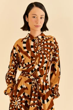 FARM Rio MIXED BANANADA JUMPSUIT