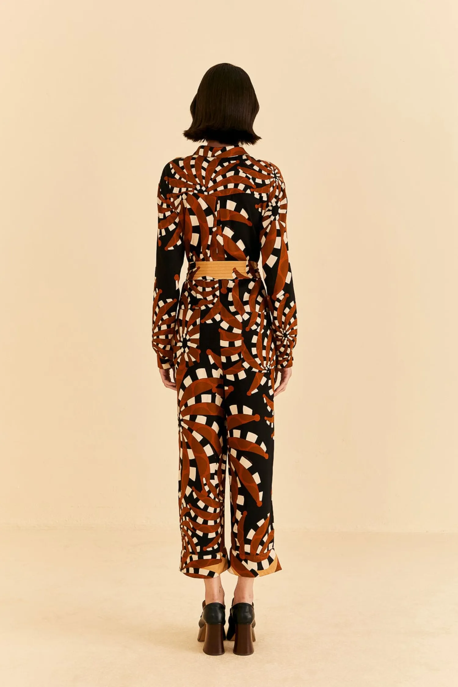 FARM Rio MIXED BANANADA JUMPSUIT