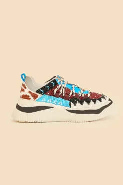 FARM Rio  MULTICOLOR BEADED SNEAKER