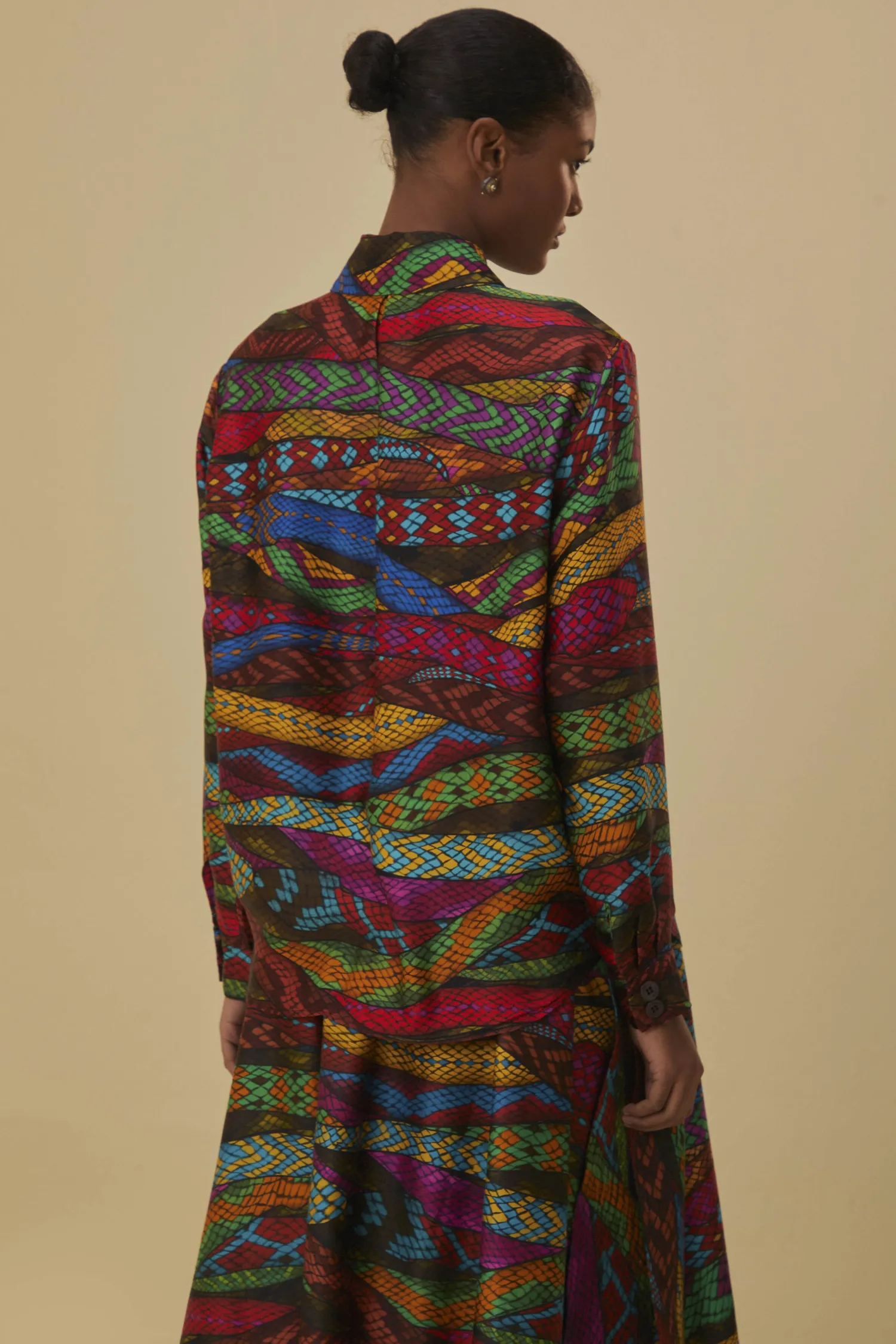 FARM Rio MULTICOLOR MIRAGE SHIRT LONG SLEEVES