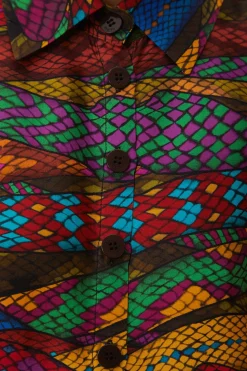 FARM Rio MULTICOLOR MIRAGE SHIRT LONG SLEEVES