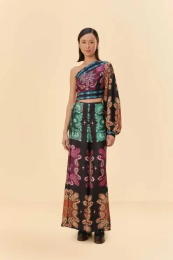 FARM Rio MULTICOLOR SWEET MERMAIDS ASYMMETRIC JUMPSUIT