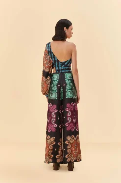 FARM Rio MULTICOLOR SWEET MERMAIDS ASYMMETRIC JUMPSUIT