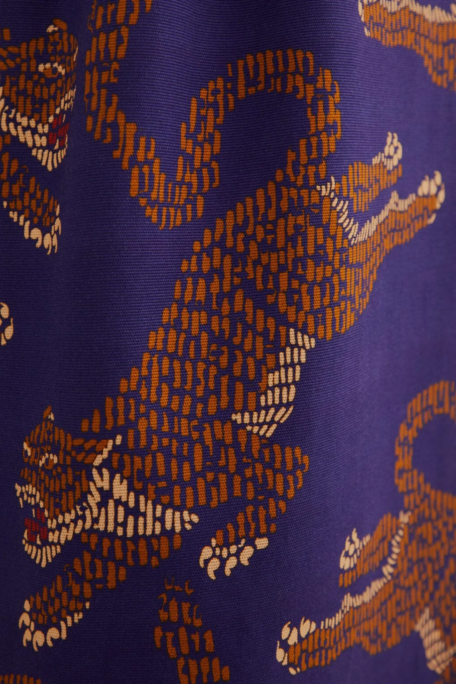 FARM Rio NAVY BLUE LEOPARDS TAILORED PANTS