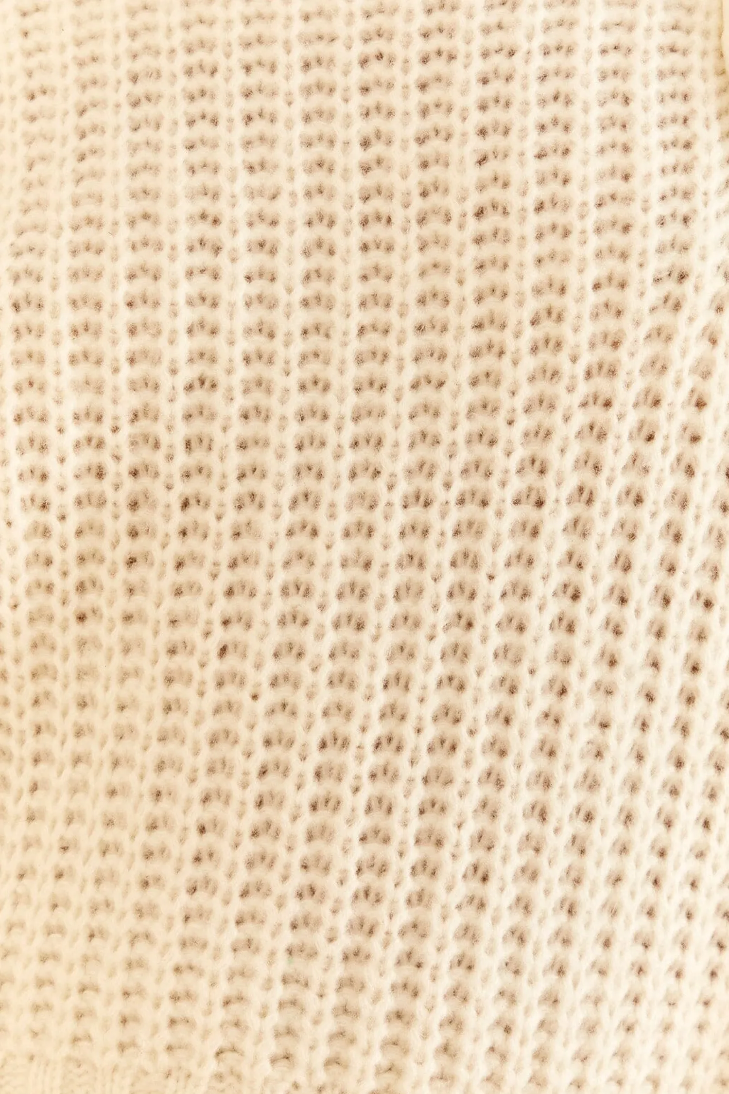 FARM Rio OFF-WHITE BRAIDED SWEATER