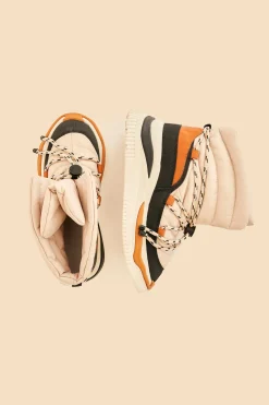 FARM Rio  OFF WHITE MATELASSE PUFFY BOOT