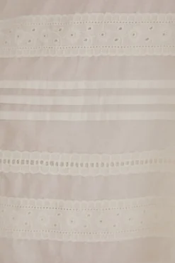 FARM Rio  OFF-WHITE SQUARE NECKLINE BLOUSE
