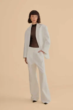 FARM Rio  OFF-WHITE WIDE PANTS
