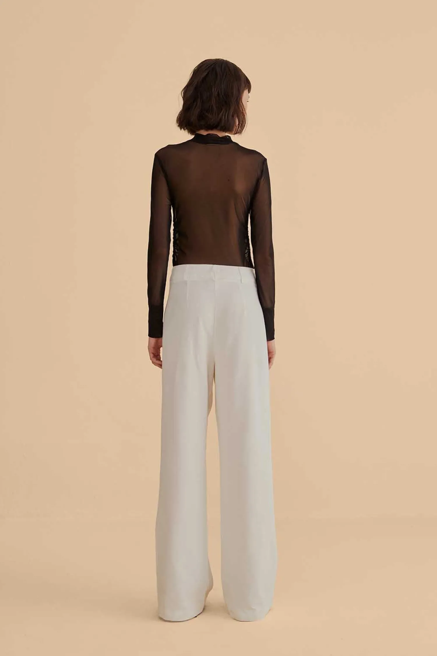 FARM Rio OFF-WHITE WIDE PANTS