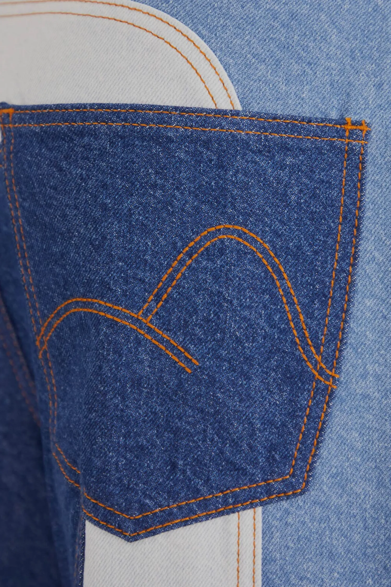FARM Rio PATCHWORK DENIM WIDE PANTS