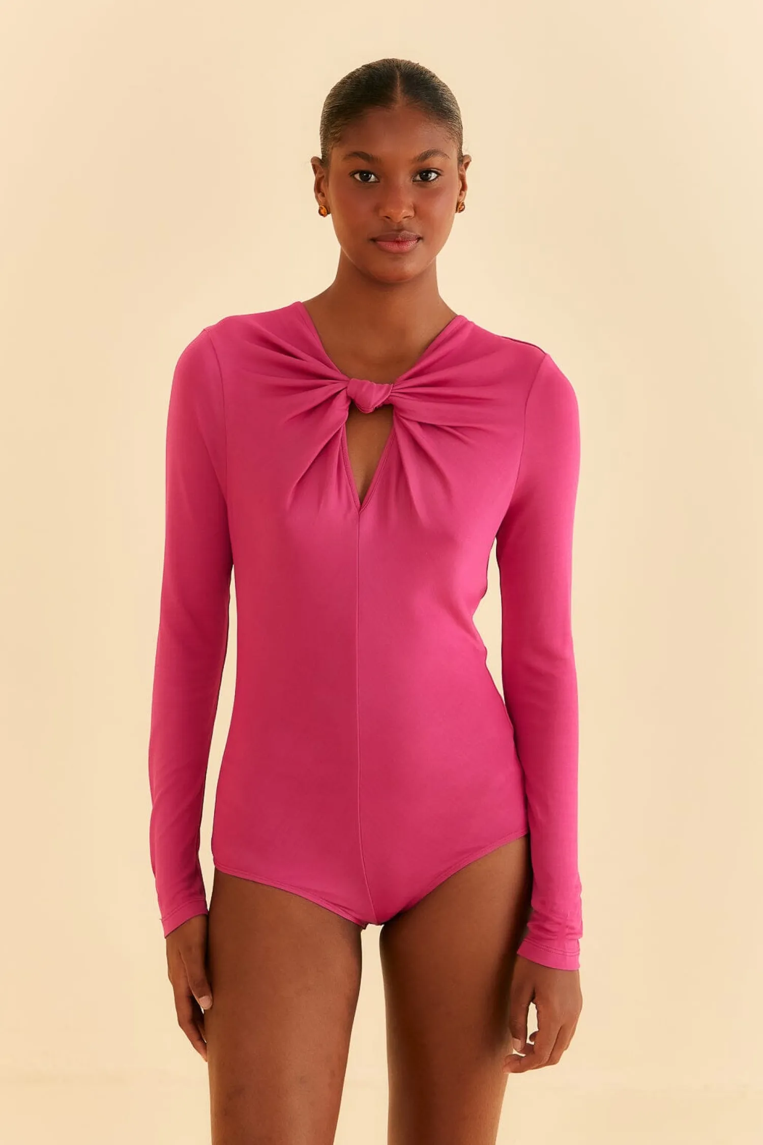 FARM Rio PINK LONG SLEEVE BODYSUIT