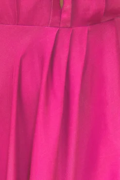 FARM Rio PINK LONG SLEEVE MAXI DRESS