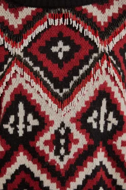 FARM Rio RAUTI BEADED KNIT SWEATER
