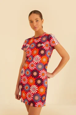 FARM Rio  RED ADIDAS FARM DRESS