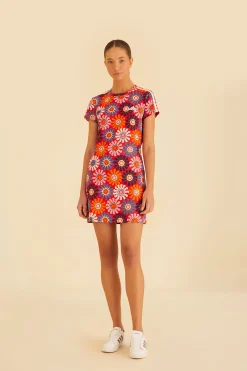 FARM Rio  RED ADIDAS FARM DRESS