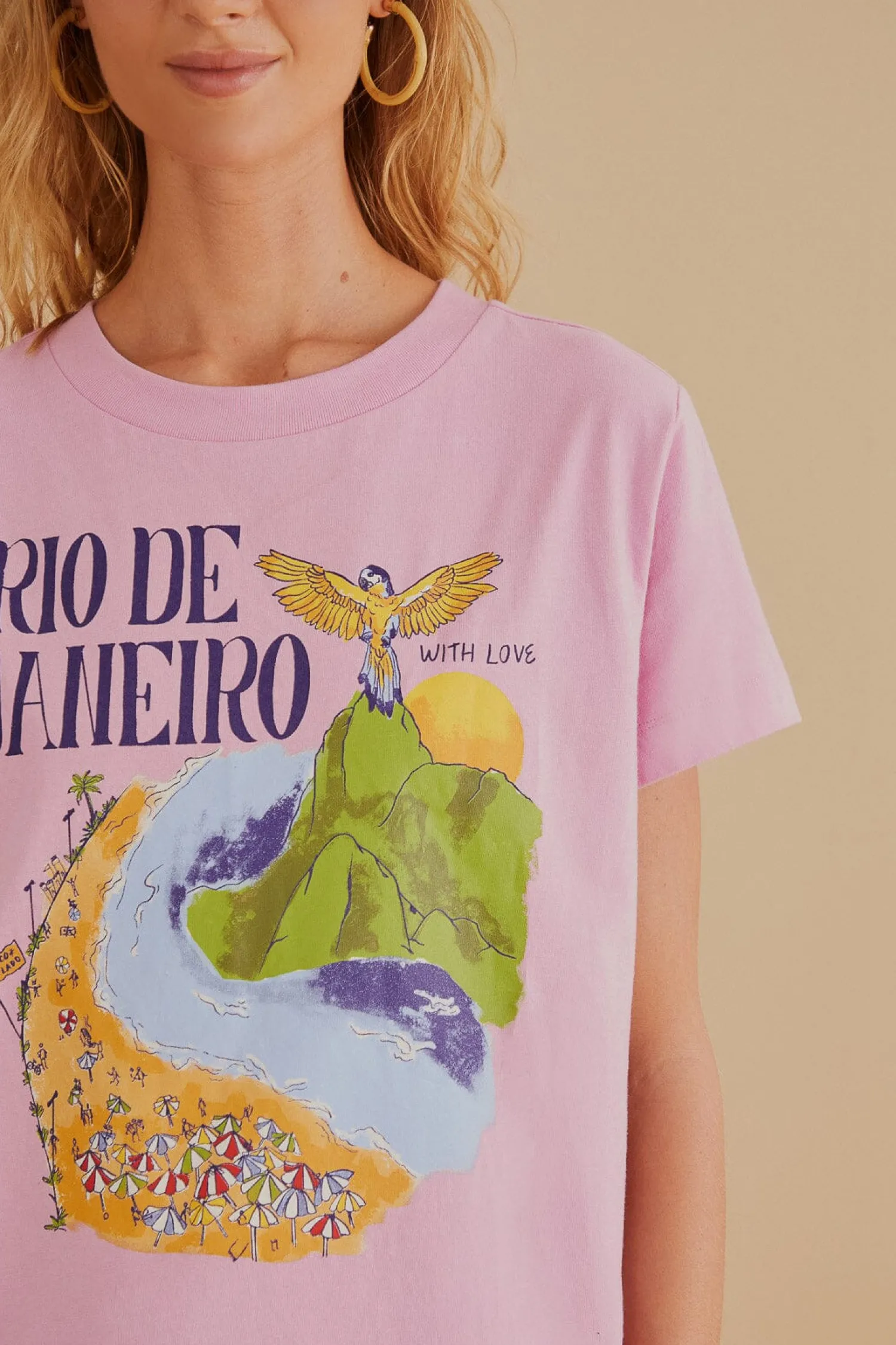 FARM Rio RIO DE JANEIRO ORGANIC COTTON FIT T-SHIRT