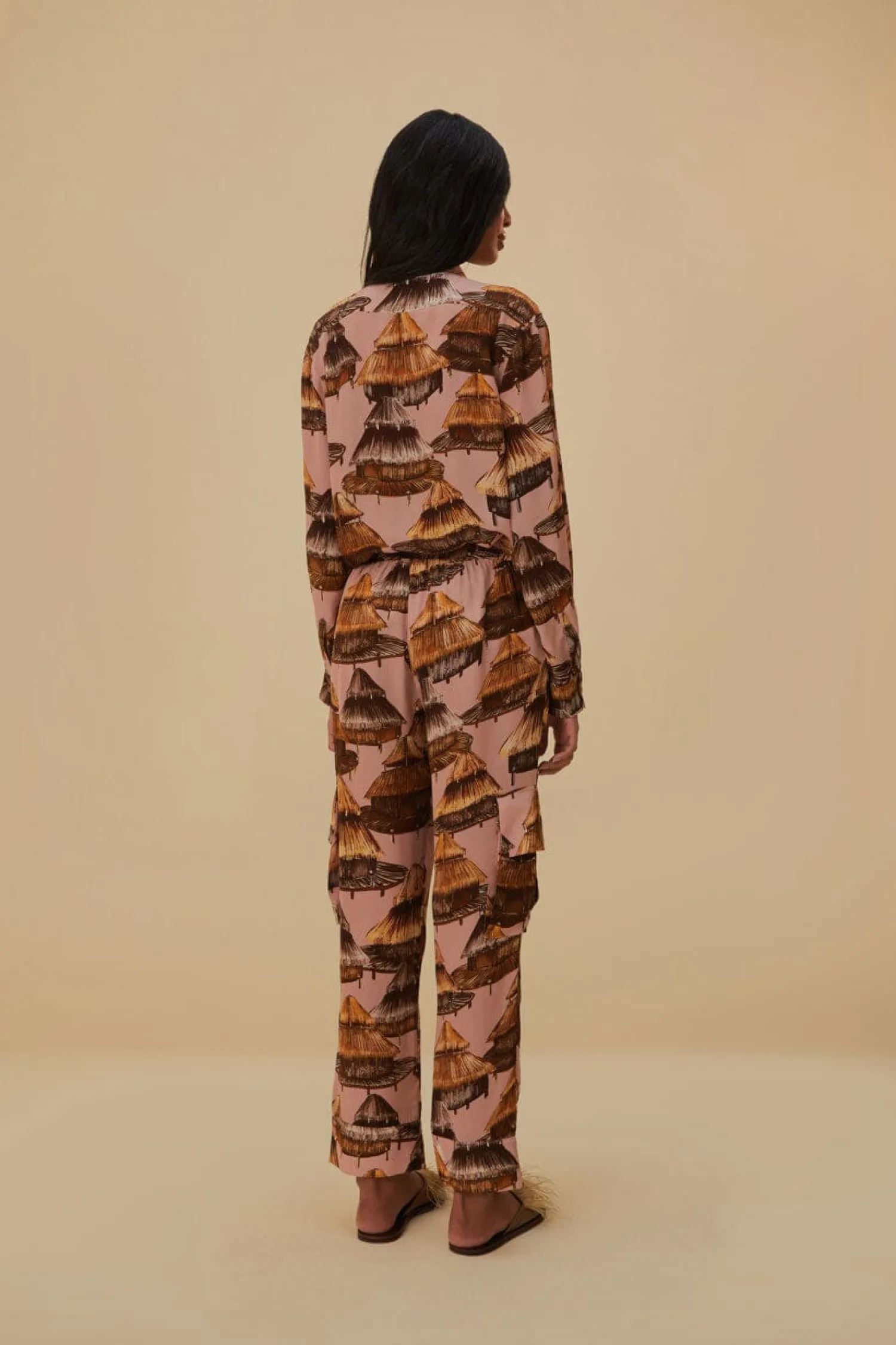 FARM Rio SHUHU BEIGE CARGO PANTS
