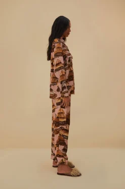 FARM Rio SHUHU BEIGE CARGO PANTS