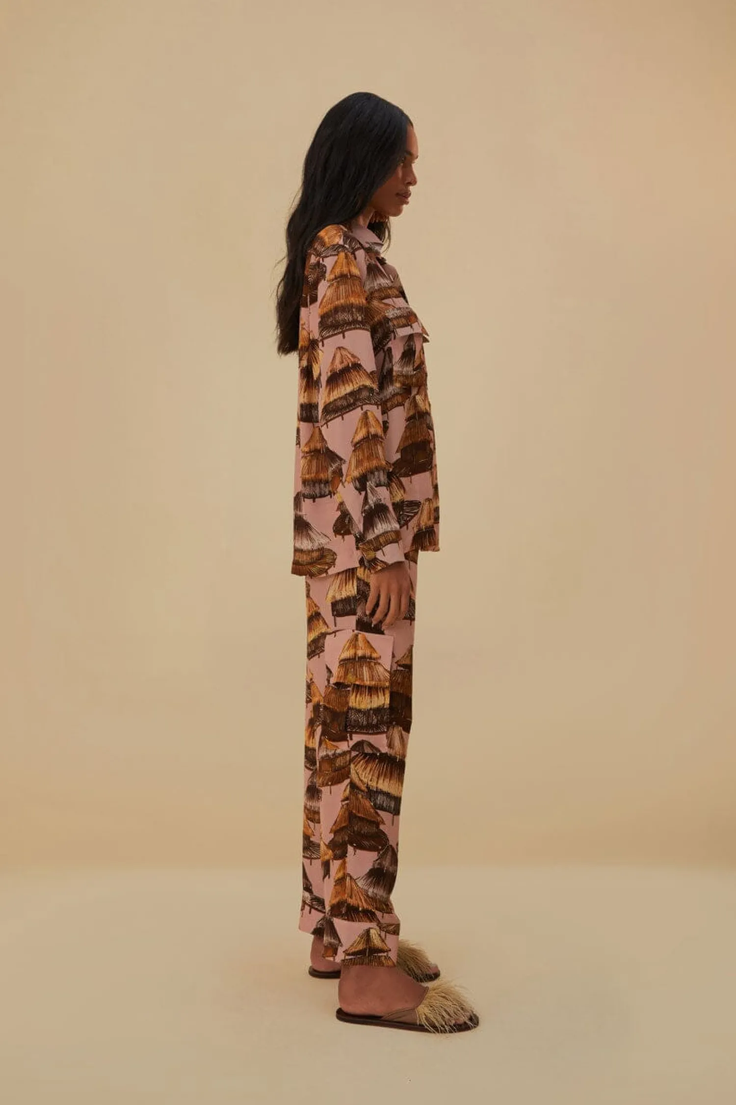FARM Rio SHUHU BEIGE CARGO PANTS