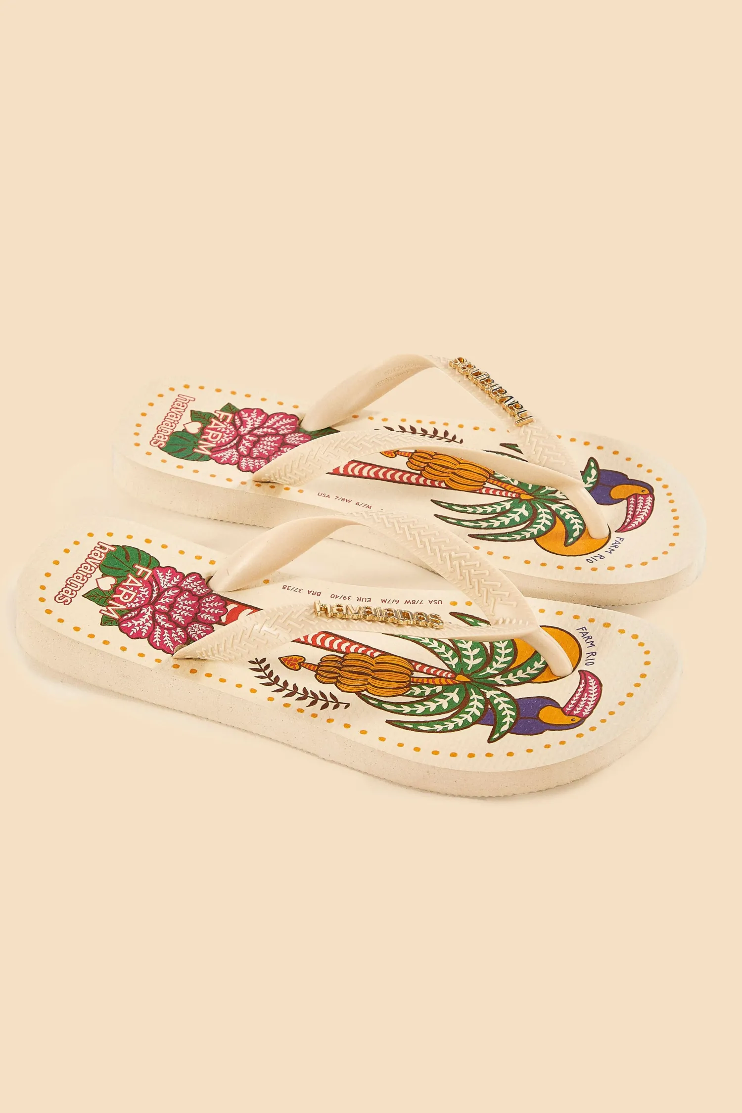 FARM Rio SUMMER SUNRISE HAVAIANAS SANDALS
