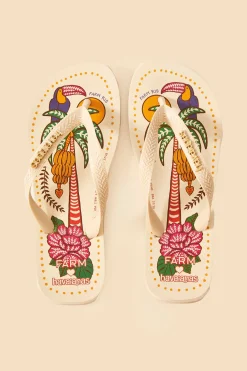 FARM Rio  SUMMER SUNRISE HAVAIANAS SANDALS