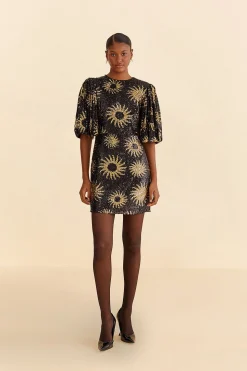 FARM Rio  SUNNY MOOD SEQUIN MINI DRESS