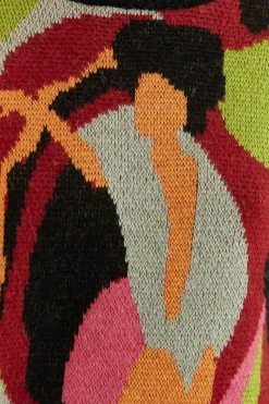 FARM Rio THE MULTICOLOR DANCE KNIT SWEATER