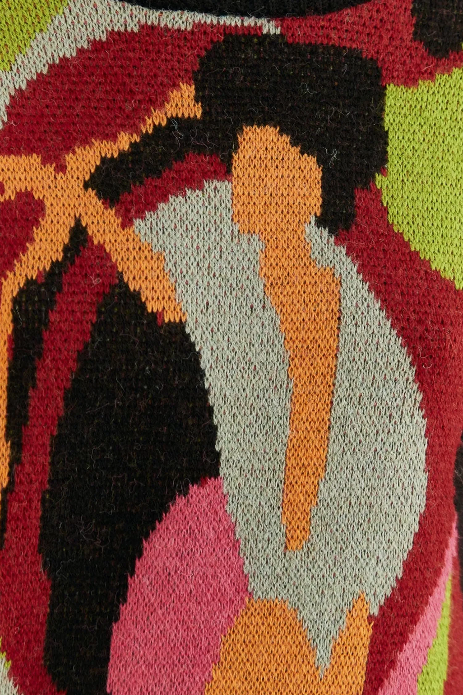 FARM Rio THE MULTICOLOR DANCE KNIT SWEATER