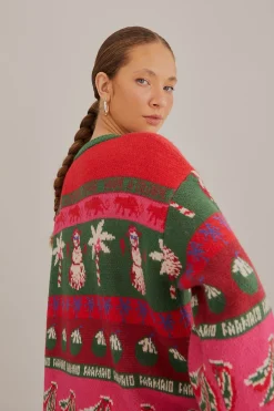 FARM Rio TROPICAL CHRISTMAS AINIKA CARDIGAN