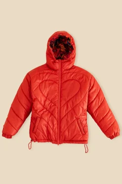 FARM Rio  VINTAGE WAVE REVERSIBLE PUFFER JACKET
