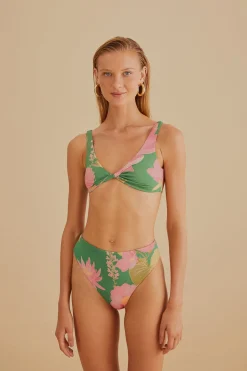 FARM Rio  WINTER GARDEN REVERSIBLE BIKINI BOTTOM