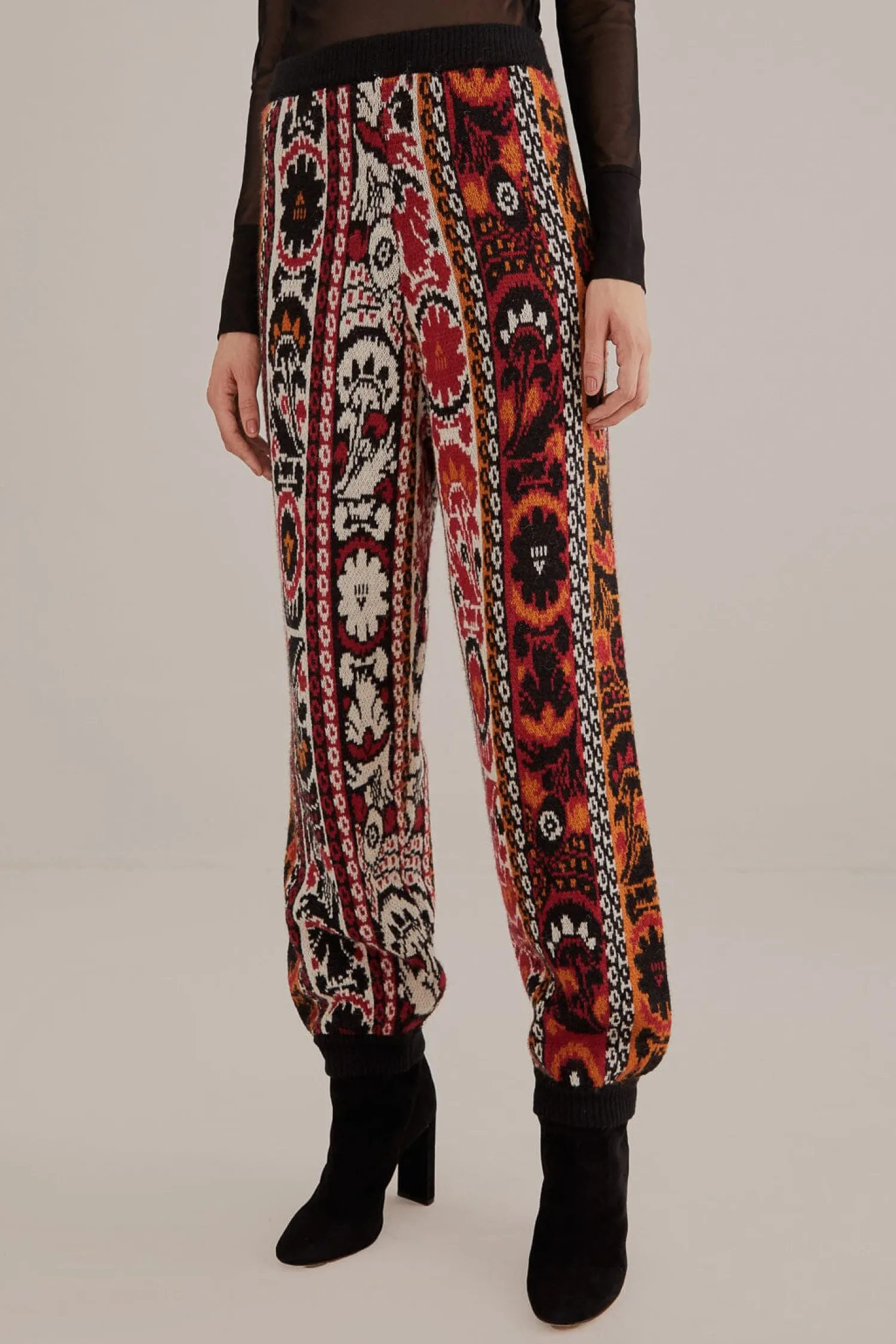 FARM Rio WINTER STRIPES KNIT JOGGING PANTS