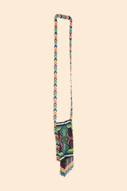 FARM Rio  YAWANAWA BEADED CROSSBODY BAG