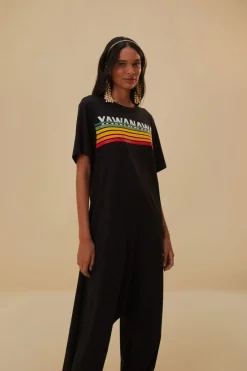 FARM Rio YAWANAWA CARIOCA LONGSLEEVE JUMPSUIT